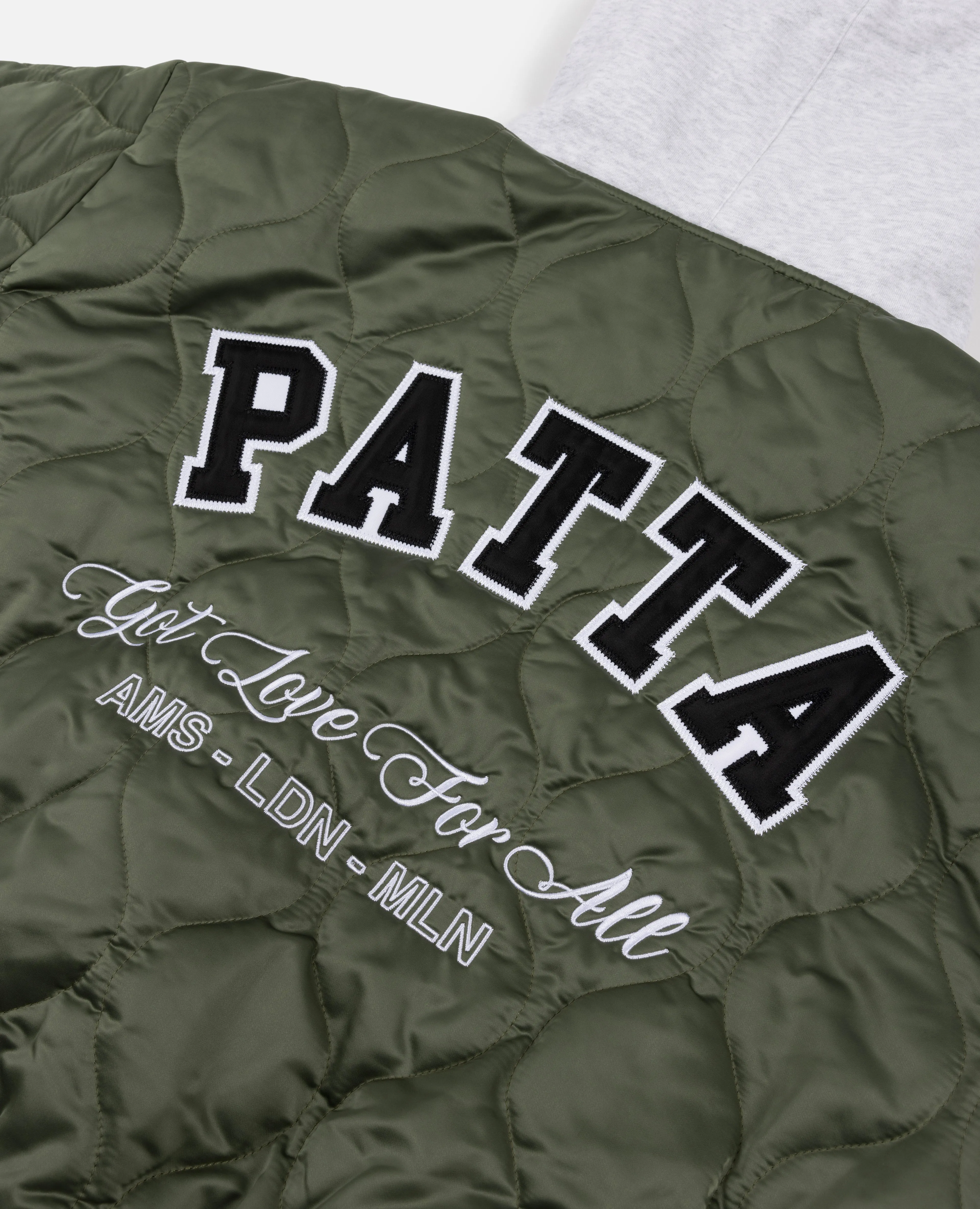 Patta Hooded Bomber Jacket (Beetle)