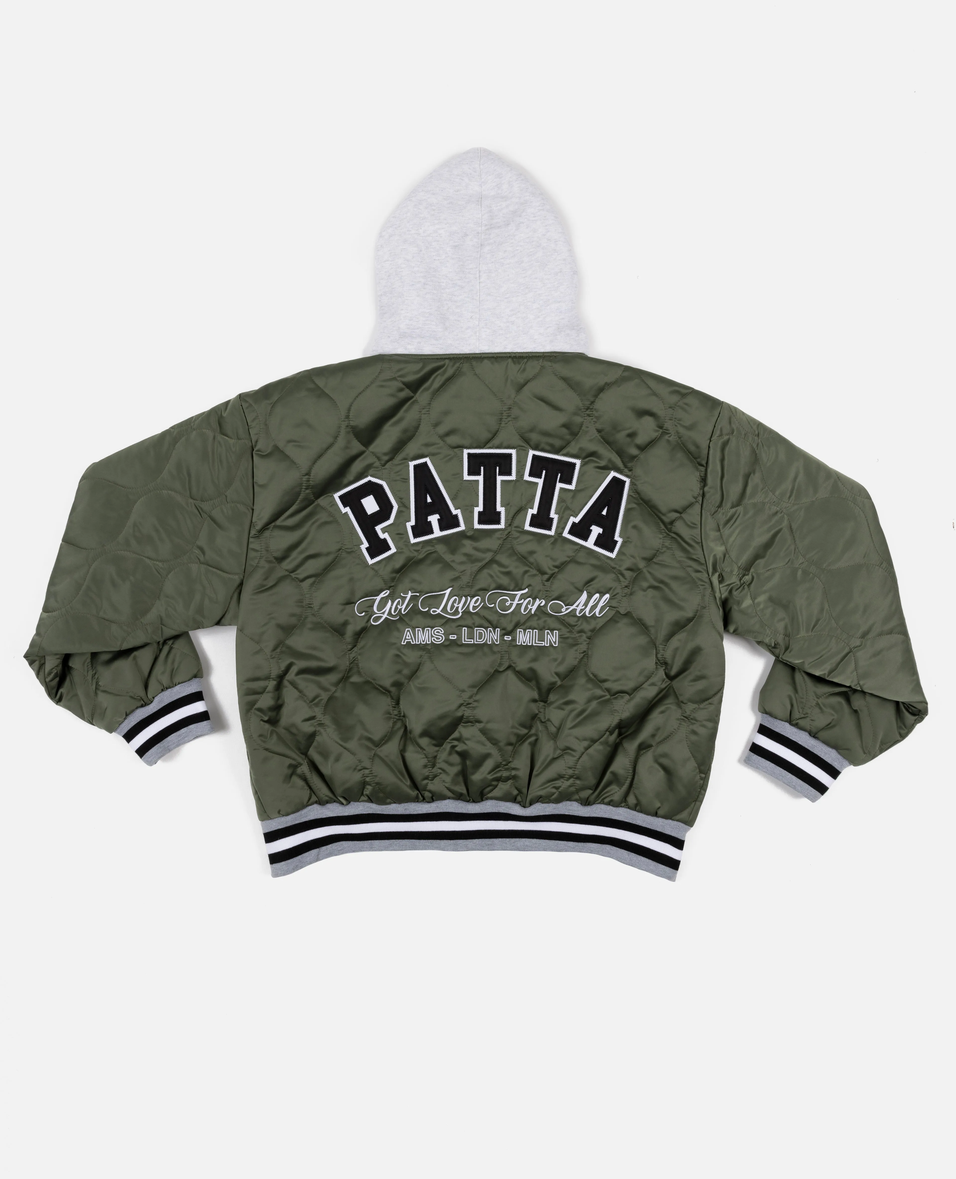 Patta Hooded Bomber Jacket (Beetle)