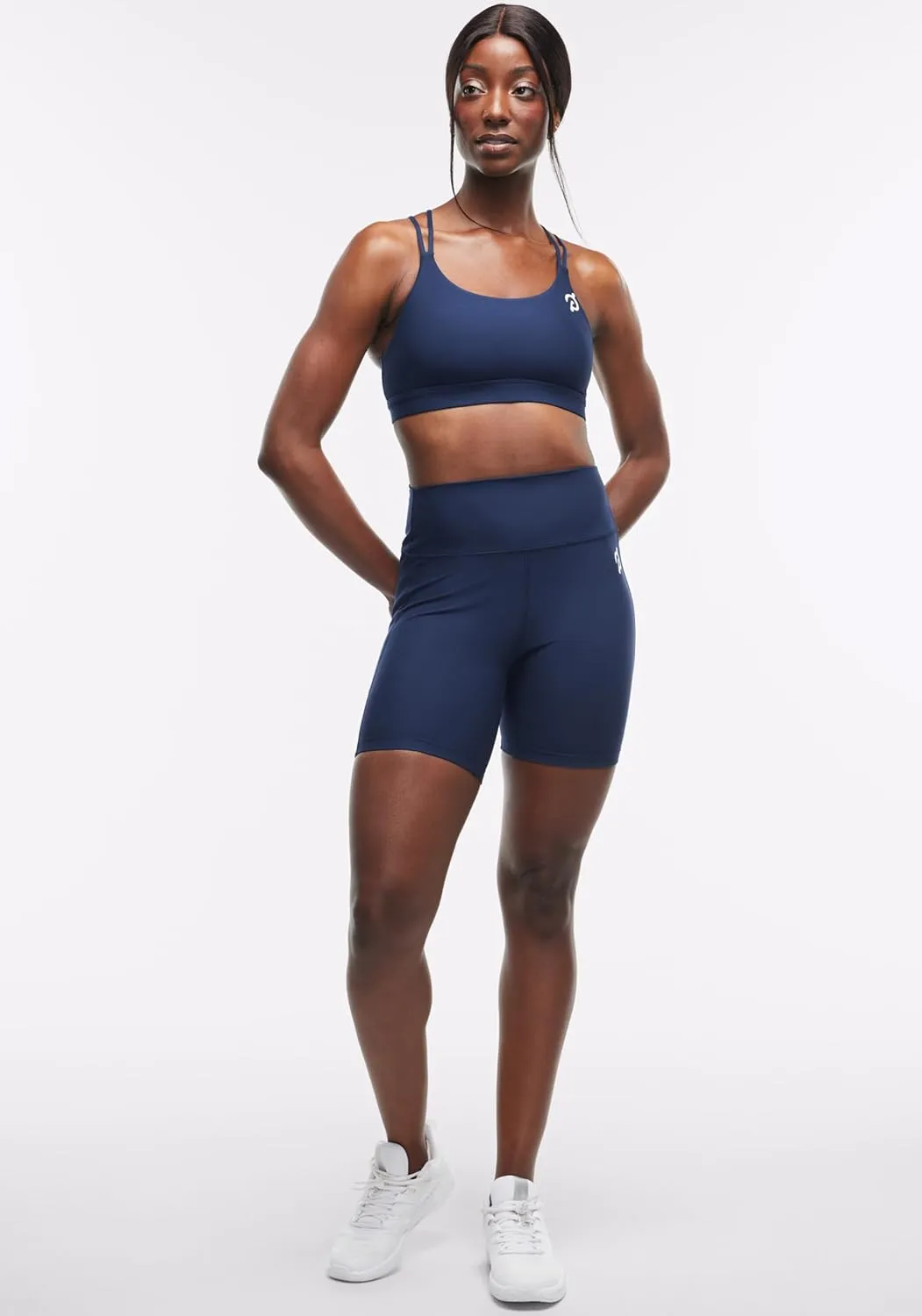 Peloton Women's Cadent 7" High-Rise Pocket Biker Shorts, Workout Shorts, Gym Shorts