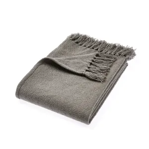 Plain Throw Warm Grey