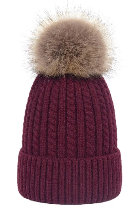 Poppy Pom Beanie