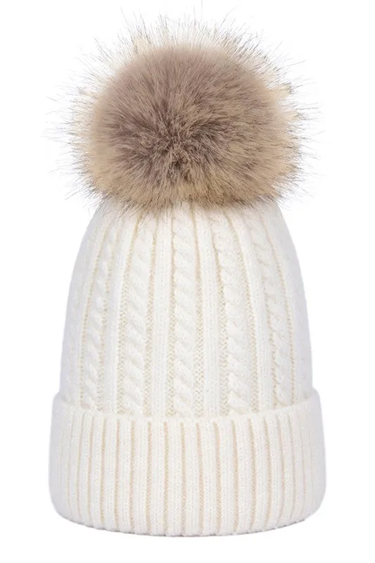 Poppy Pom Beanie