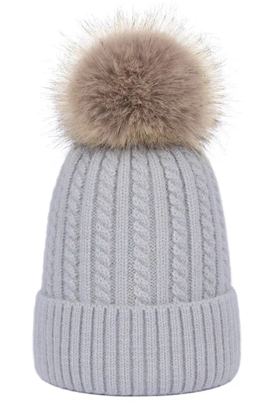 Poppy Pom Beanie