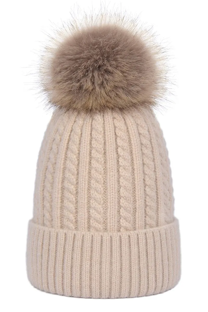 Poppy Pom Beanie