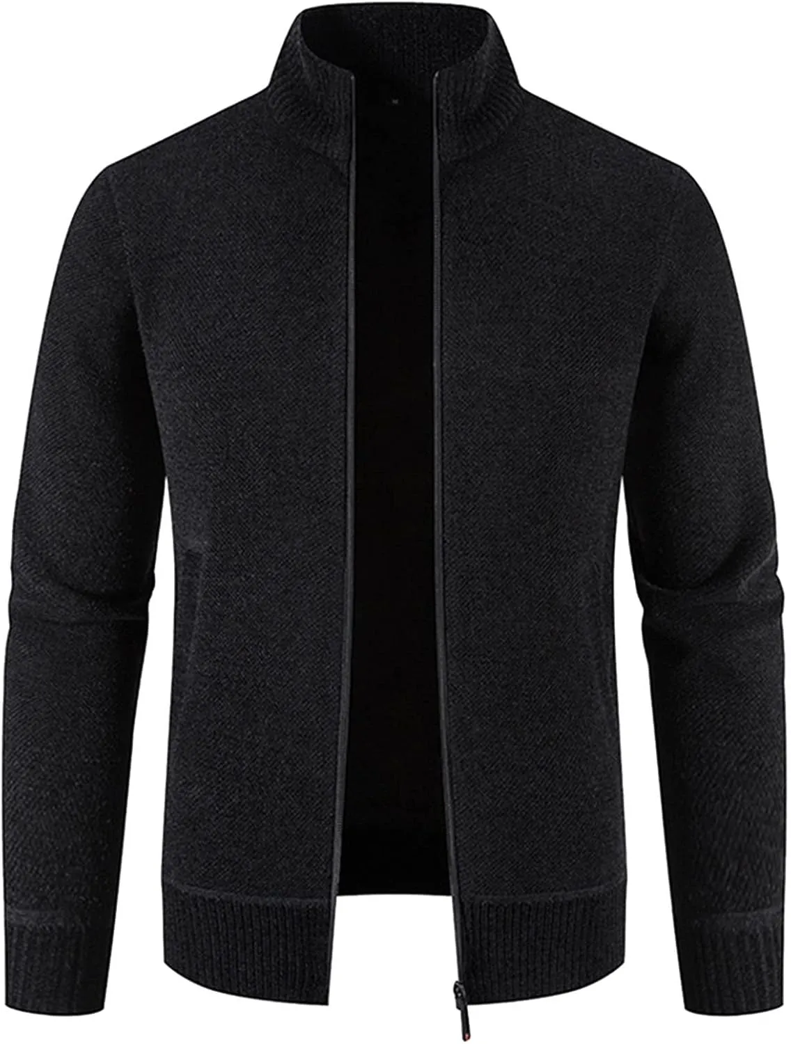 Pullover Sweaters For Men Hooded Zipper Warm Cardigan Knitted Coat Men Pullover Sweater v neck sweater Red And Mens