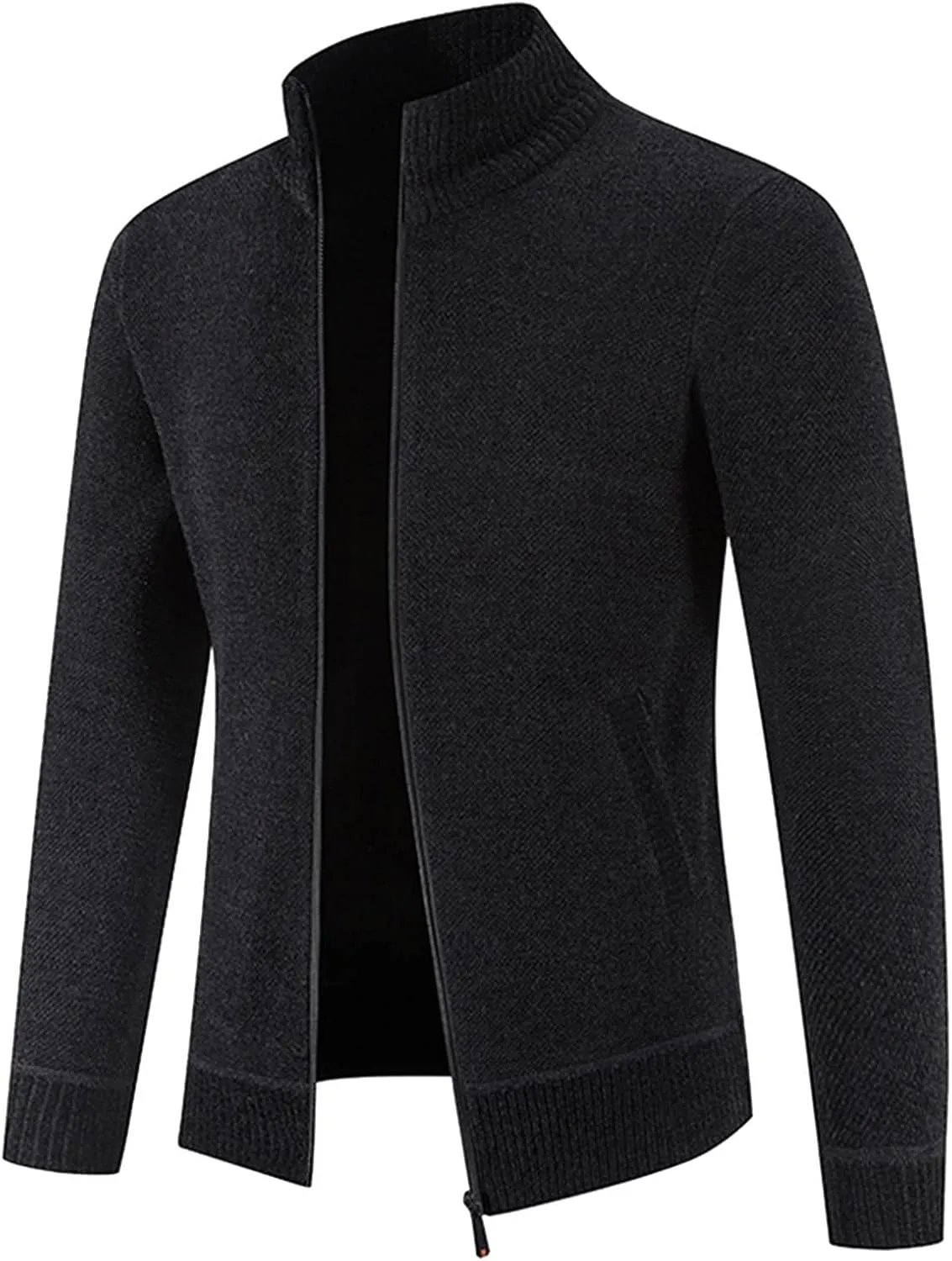 Pullover Sweaters For Men Hooded Zipper Warm Cardigan Knitted Coat Men Pullover Sweater v neck sweater Red And Mens