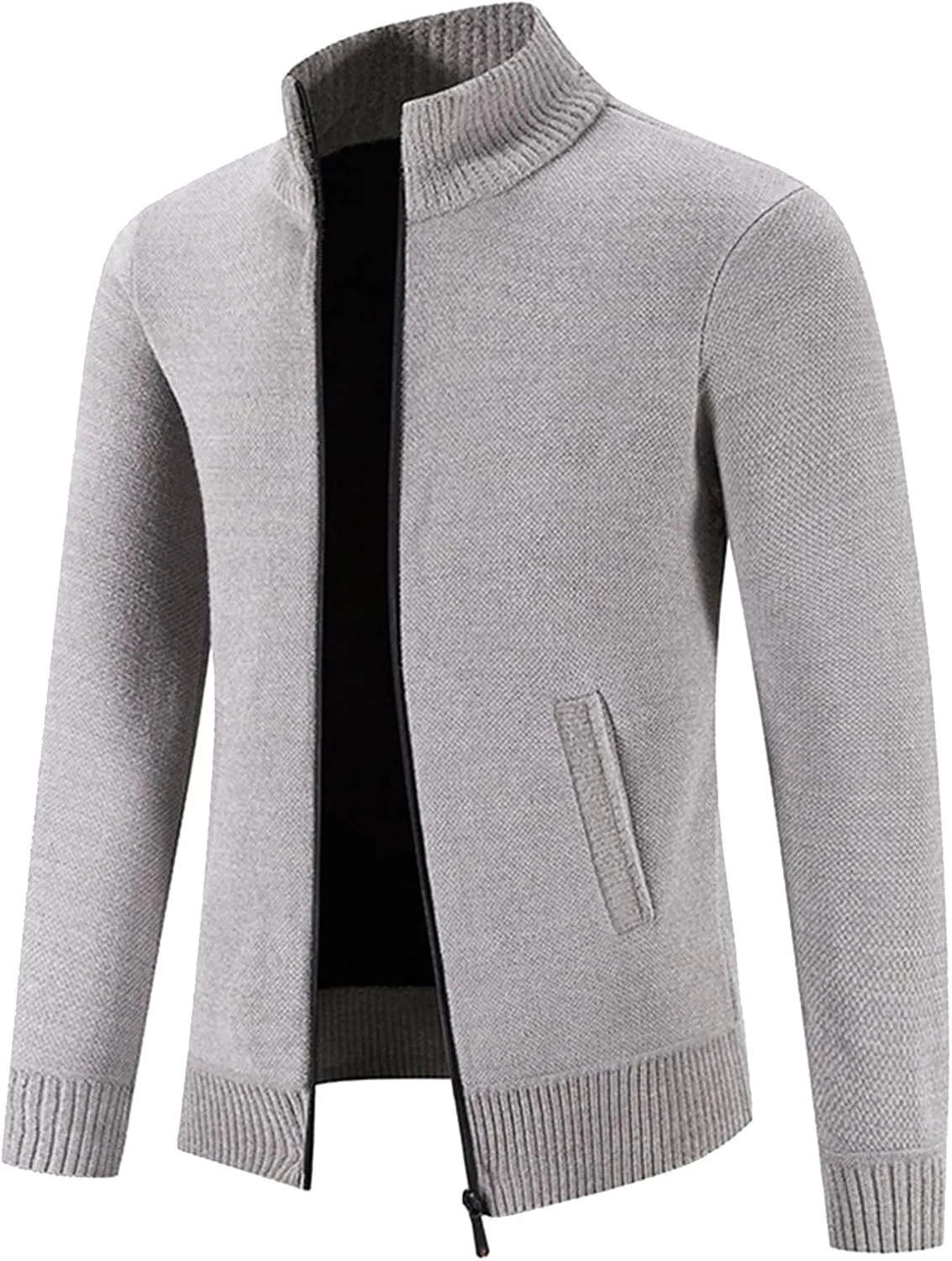 Pullover Sweaters For Men Hooded Zipper Warm Cardigan Knitted Coat Men Pullover Sweater v neck sweater Red And Mens