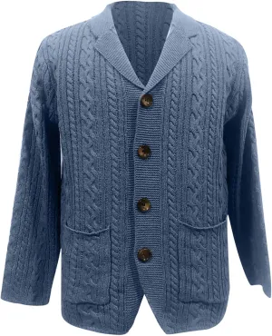 Quilted Jacket Men British Slim Tops Blouse Striped Shirt Two- Sweater Soft Fashion Top Shirt Mens Work Sweater polo