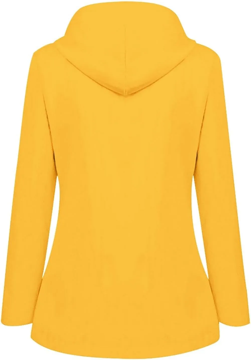 Rain Jacket Women 2024 Fall Lightweight Waterproof Raincoat Windbreaker Outdoor Hooded Trench Coat