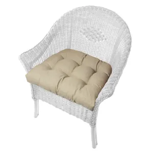 Rave Sand Patio Chair Cushions - Wicker Chair Cushions - Adirondack Chair Cushions