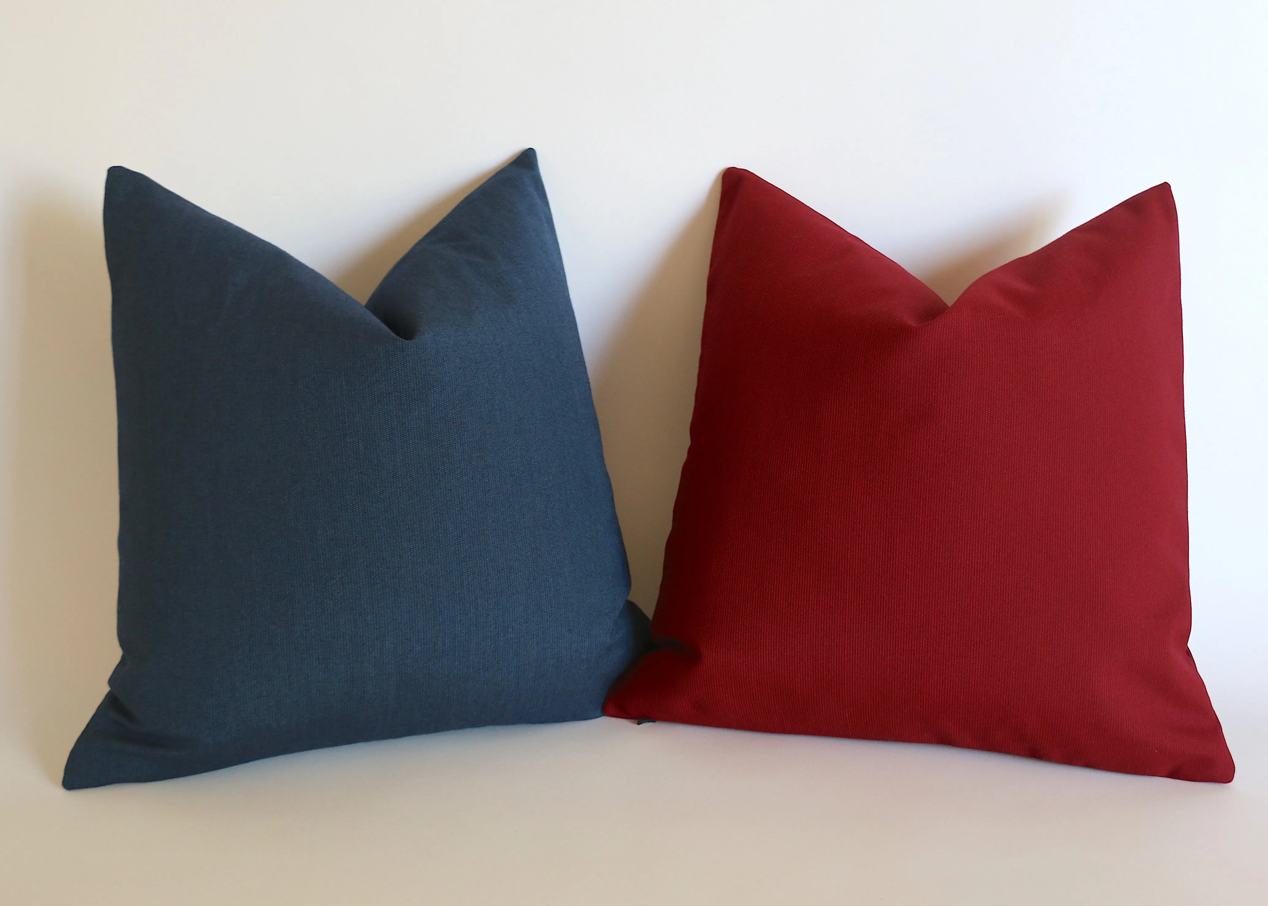 Red Sunbrella Outdoor Pillow cover / Sunbrella Solids