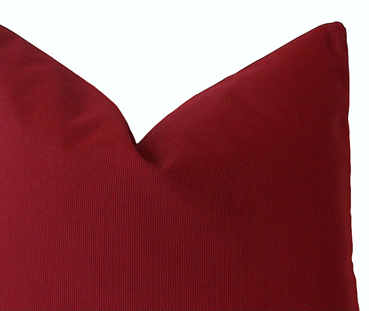 Red Sunbrella Outdoor Pillow cover / Sunbrella Solids
