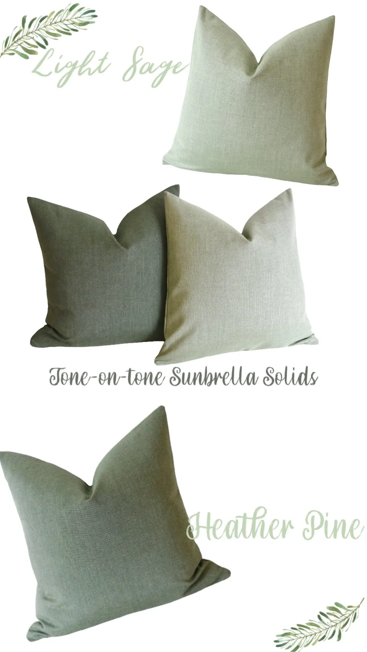 Red Sunbrella Outdoor Pillow cover / Sunbrella Solids