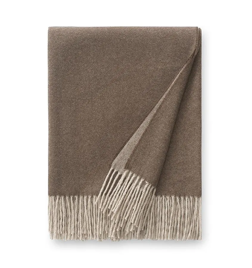 Renna Walnut Throw by Sferra