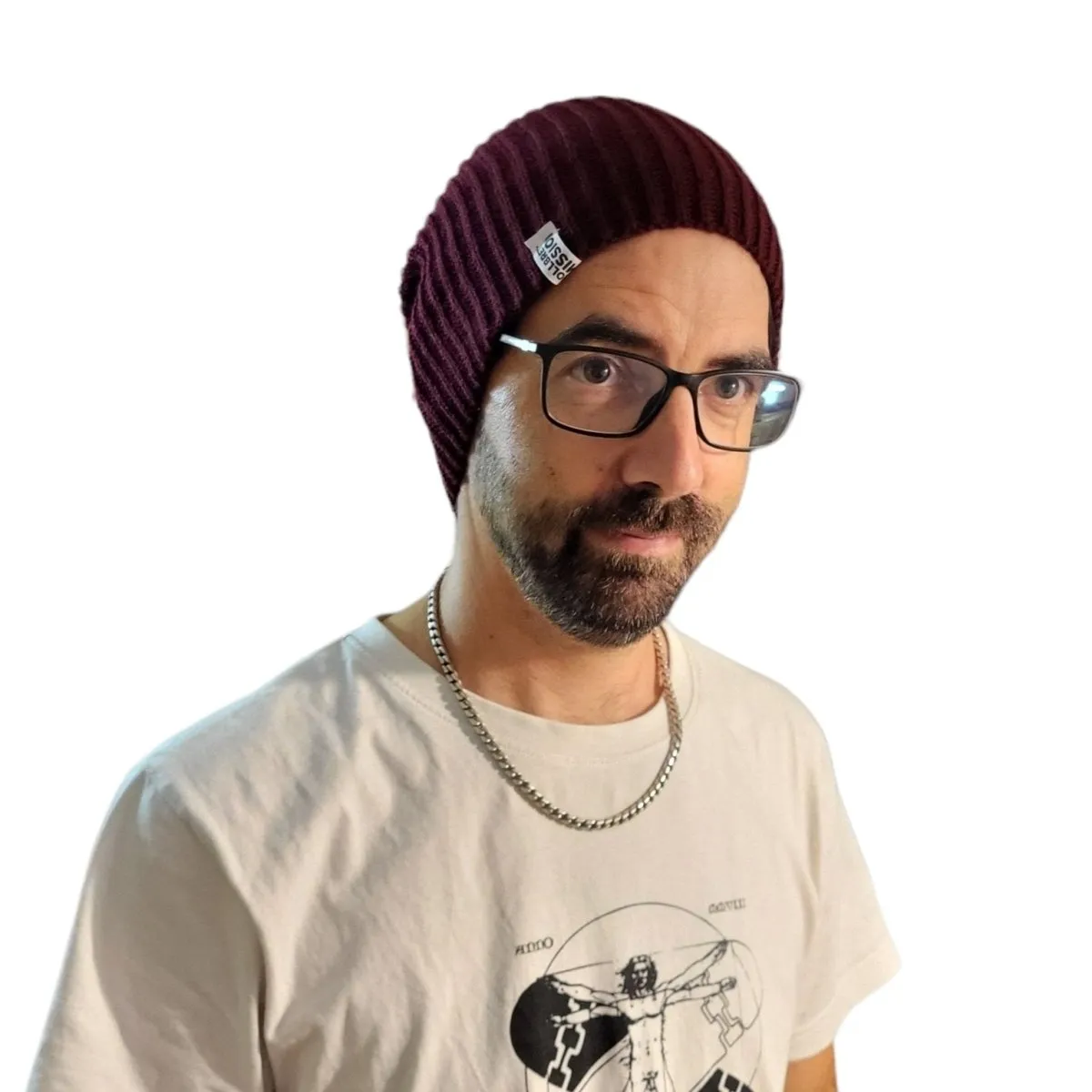 Rollbrett Mission Beanie Fischermütze weinrot