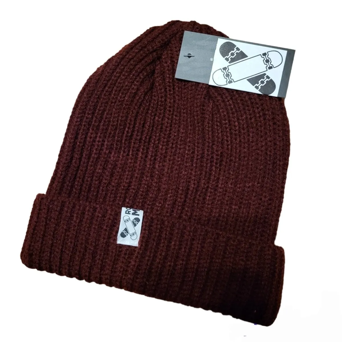 Rollbrett Mission Beanie Fischermütze weinrot