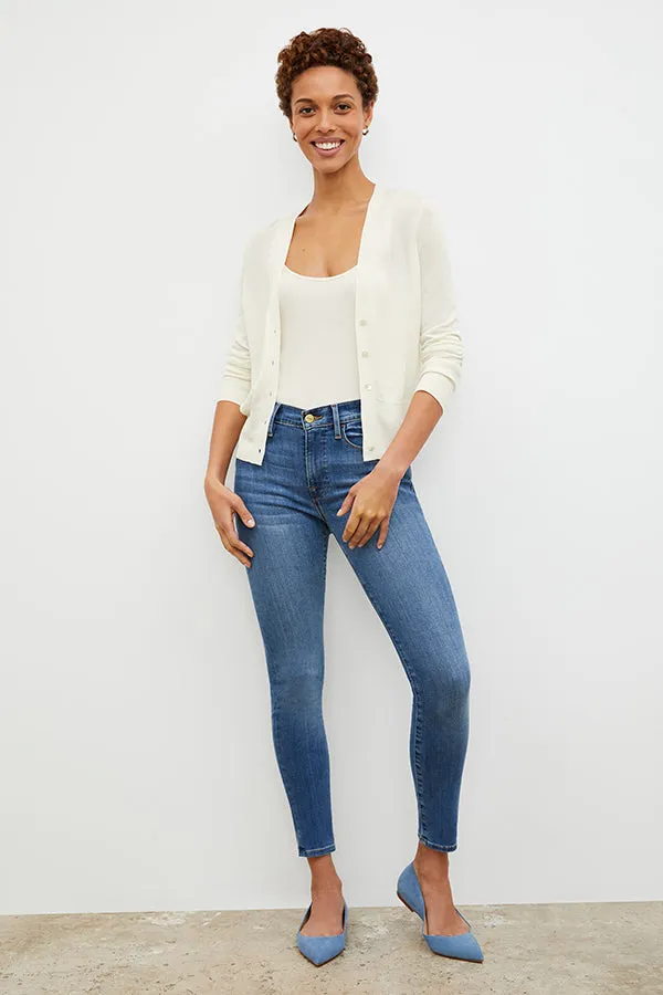 Rory Cardigan - Silk Jersey :: Cream