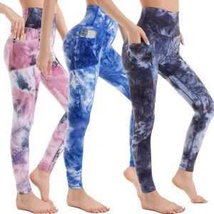 ROSA JUNIO High Waist Leggings with Pockets for Women, Stretch Workout Leggings Exercise Athletic Yoga Pants