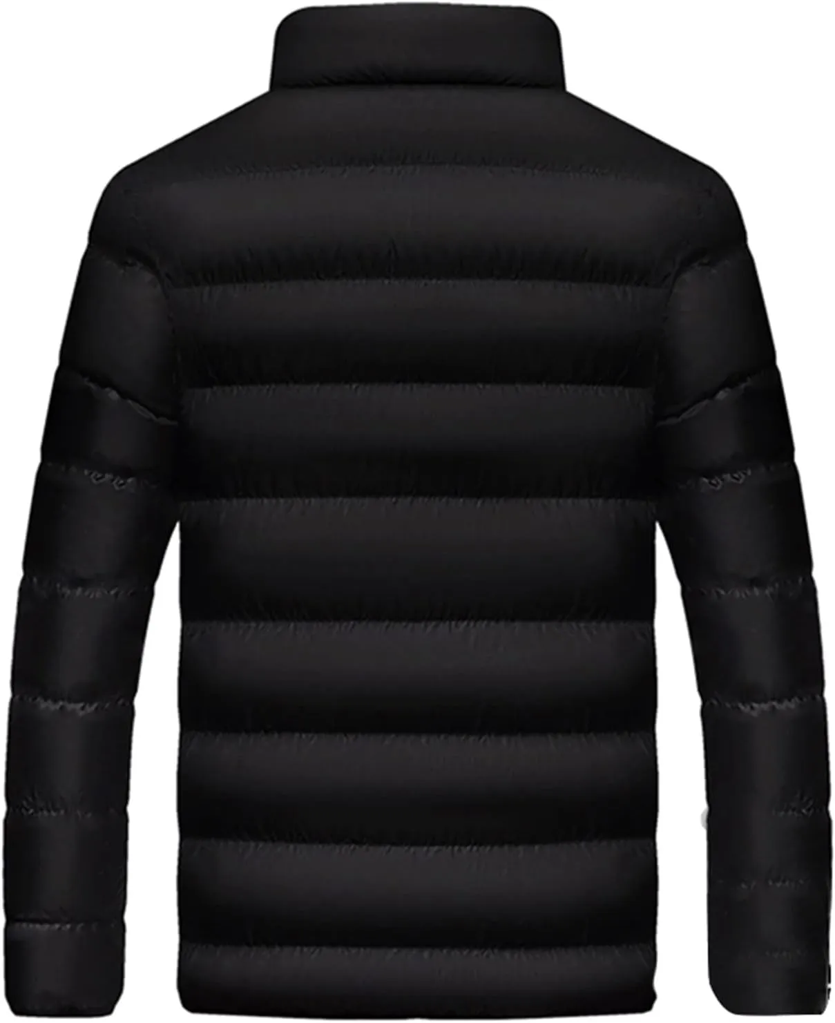 RTRDE Men's Puffy Jackets Lightweight Insulated Puffer Winter Jacket Down Alternative Coat Packable Jacket, XXL-5XL