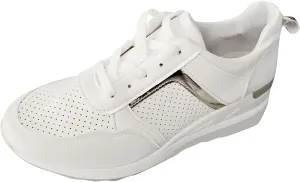 SBGMoSJ Womens Walking Shoes Slip On Sneakers Zapatos Confortables para Mujer Mayor Women's Black Tennis Shoes Size 7.5 Gym Shoes for Women Workout Indoor Cycling Shoes Women Size 5