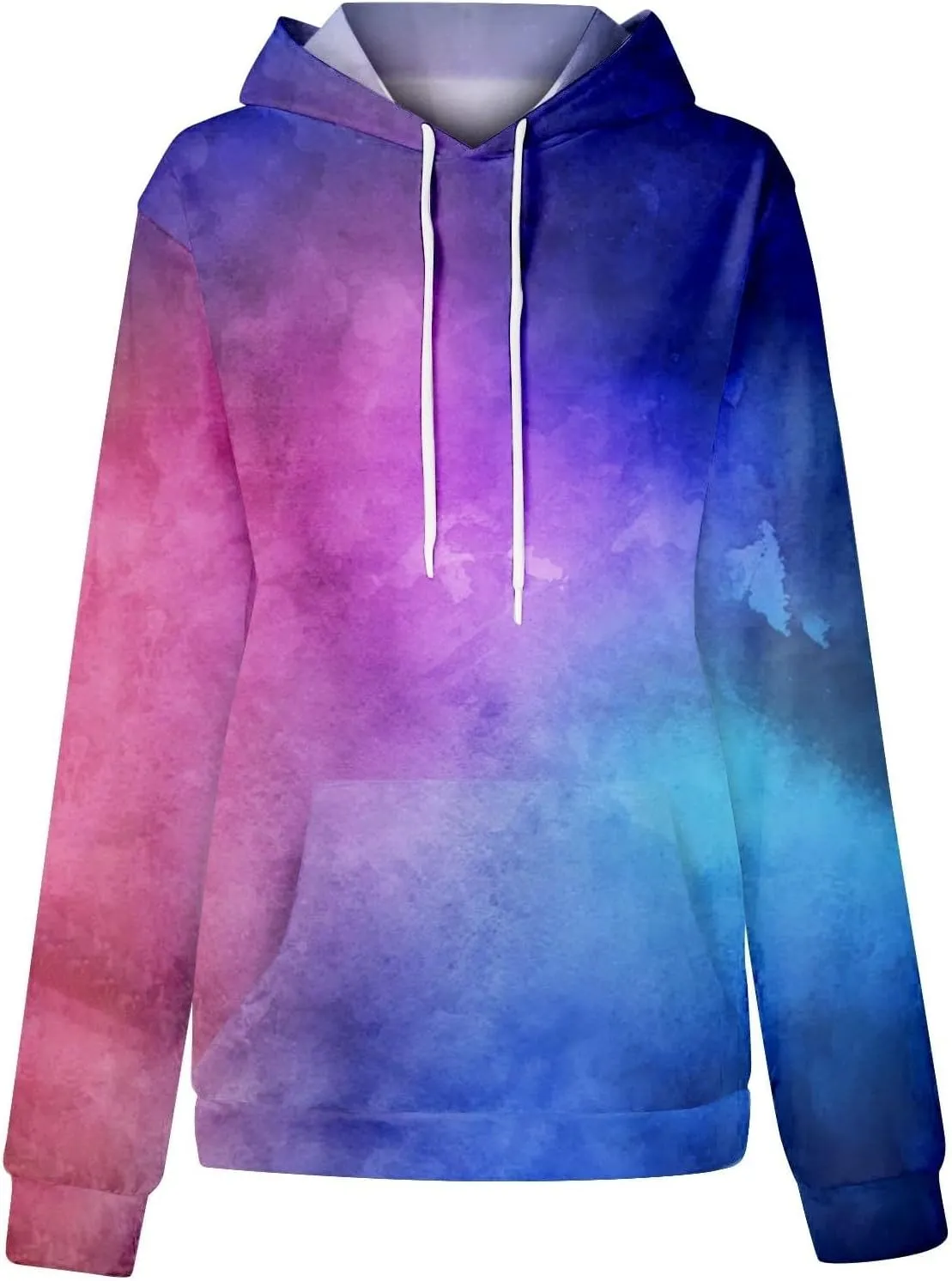 Sweatshirt Hoodies for Women Loose Fit Baggy Gradient Colors Pullover Tops Trendy Casual Fall Sweatshirts with Pocket