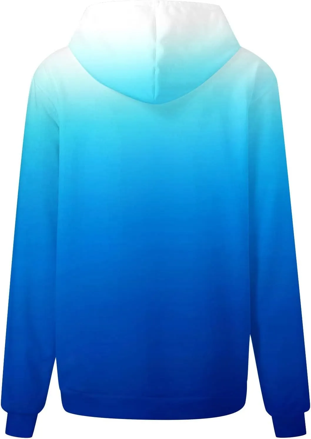 Sweatshirt Hoodies for Women Loose Fit Baggy Gradient Colors Pullover Tops Trendy Casual Fall Sweatshirts with Pocket