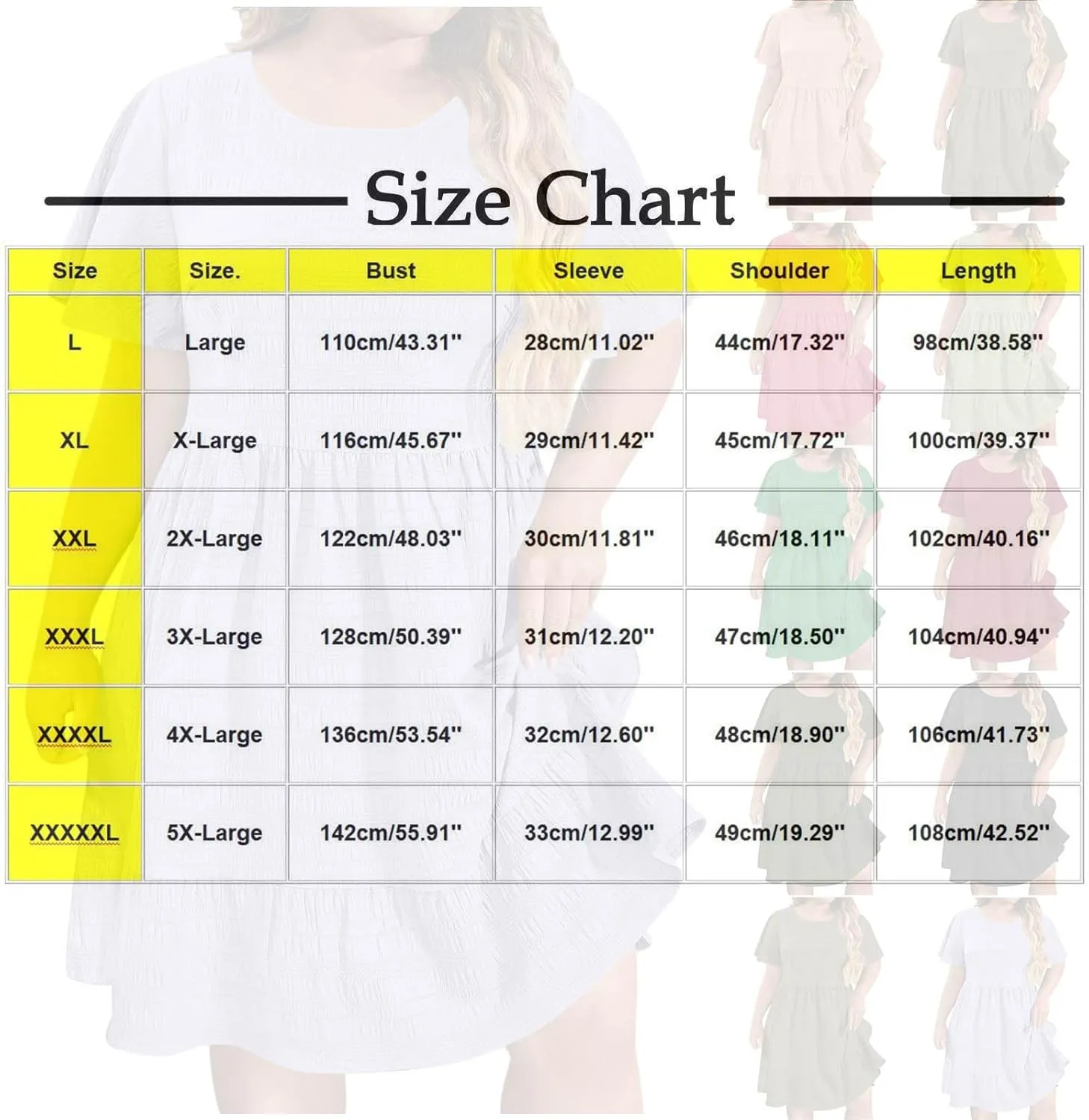 TANGNADE Summer Dresses for Women Plus Size Short Sleeve Crewneck T Shirt Dress Dressy Casual Ruffle Flowy Beach Sundresses