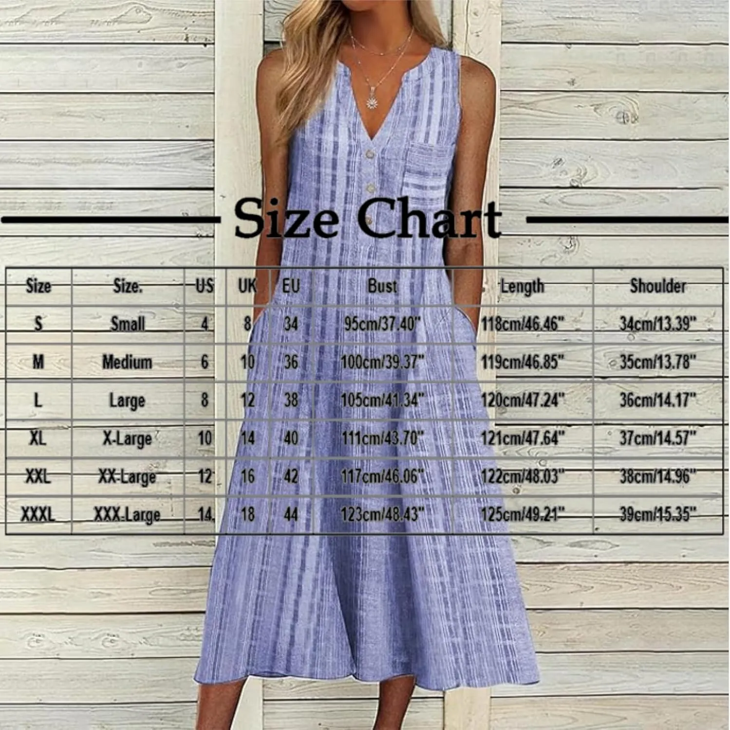 TARIENDY Womens Casual Sundress Trendy 2025 Summer Dress Sleeveless Beach Outfits V Neck Button Down Dress with Pockets