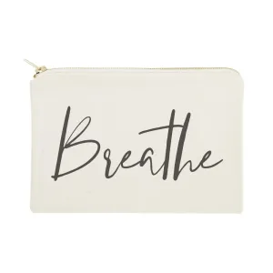 The Cotton & Canvas Co. Breathe Cosmetic Bag and Travel Make Up Pouch