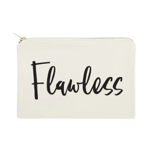The Cotton & Canvas Co. Flawless Cosmetic Bag and Travel Make Up Pouch