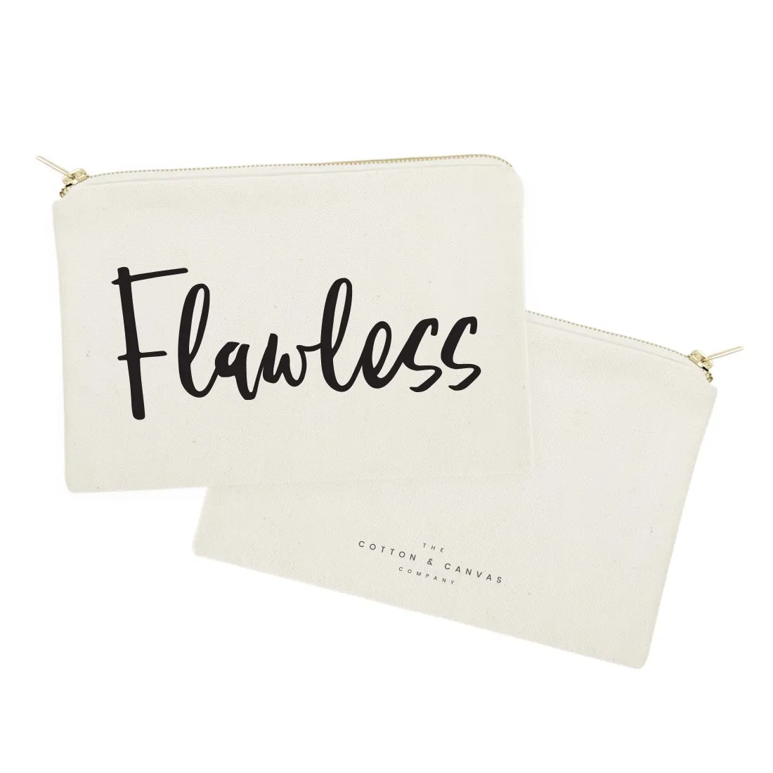 The Cotton & Canvas Co. Flawless Cosmetic Bag and Travel Make Up Pouch