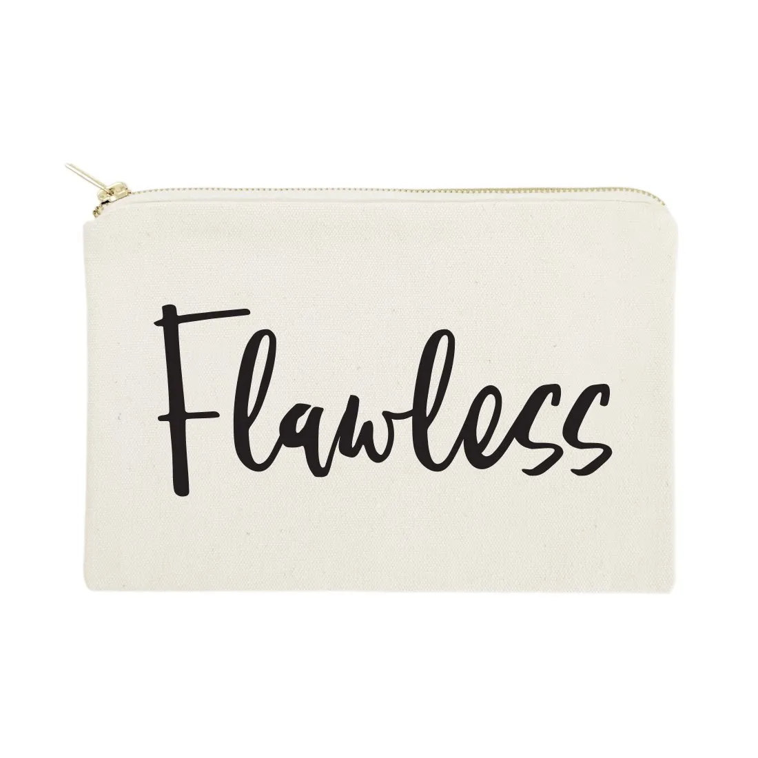 The Cotton & Canvas Co. Flawless Cosmetic Bag and Travel Make Up Pouch