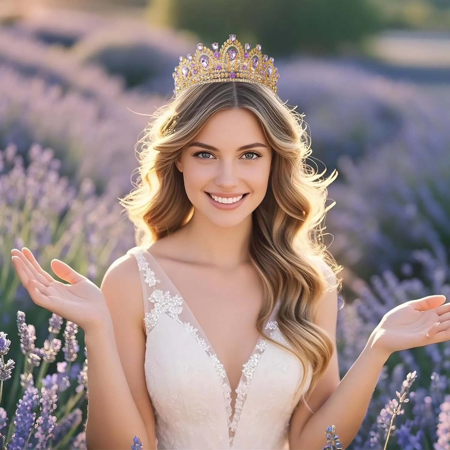 tiaras and crowns for women queen crowns for Women and Girls Crystal Princess Tiaras Rhinestone Tiaras For Wedding Bridal Birthday Prom Pageant Party