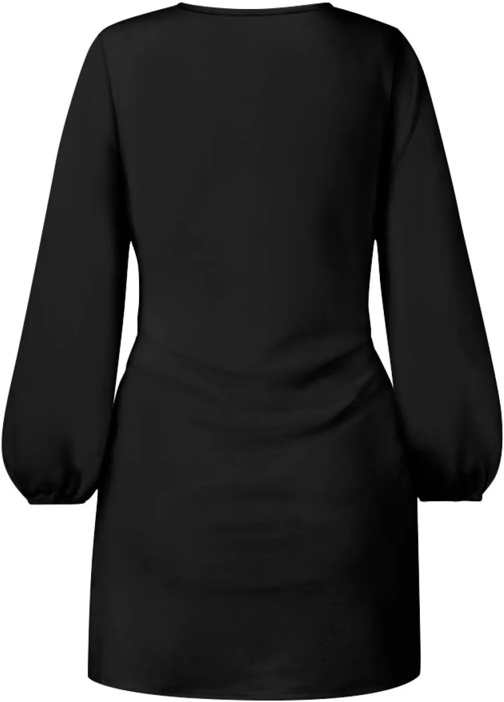 TODIYADDU Womens Dress Trendy Dresses with Lantern Sleeves Mini Short Dresses with Belt Womens Flowy Swing Midi Dress Gifts