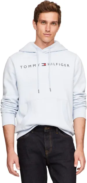 Tommy Hilfiger Men's Long Sleeve Fleece Logo Pullover Hoodie Sweatshirt