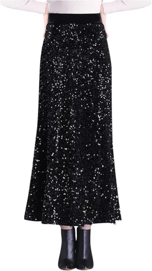 Trendy Plus Size Skirts for Women Fashion Comfy Business Long Skirt Fashion Button Vintage Western Skirt 2025 Outfit
