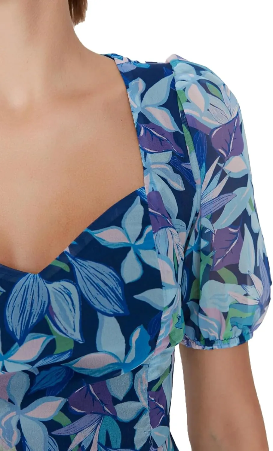 Trendyol Summer Dresses for Women 2023, Trendy Casual Sundresses, Wedding Guest Mini Floral Dress