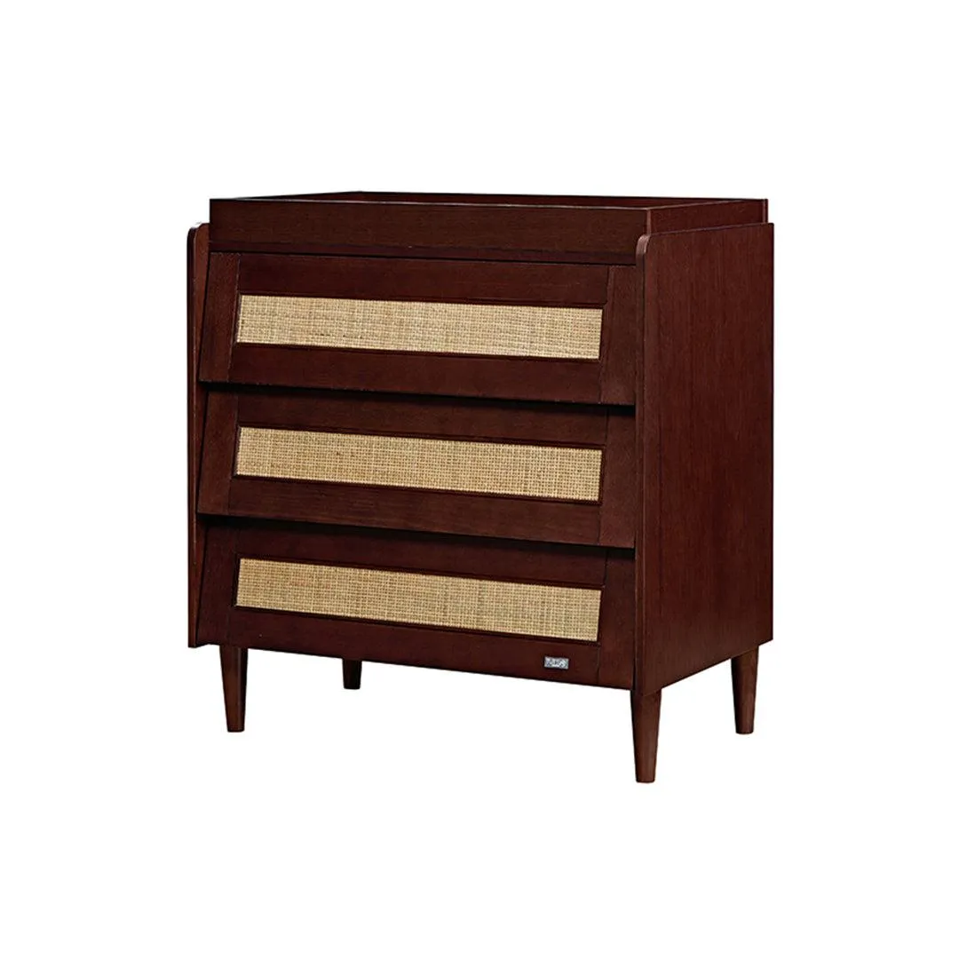 Tutti Bambini Japandi Chest Changer  - Warm Walnut