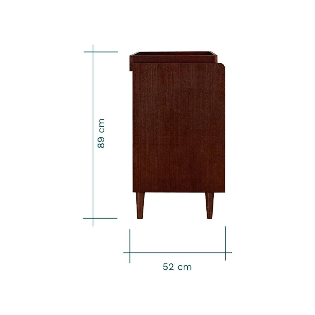 Tutti Bambini Japandi Chest Changer  - Warm Walnut