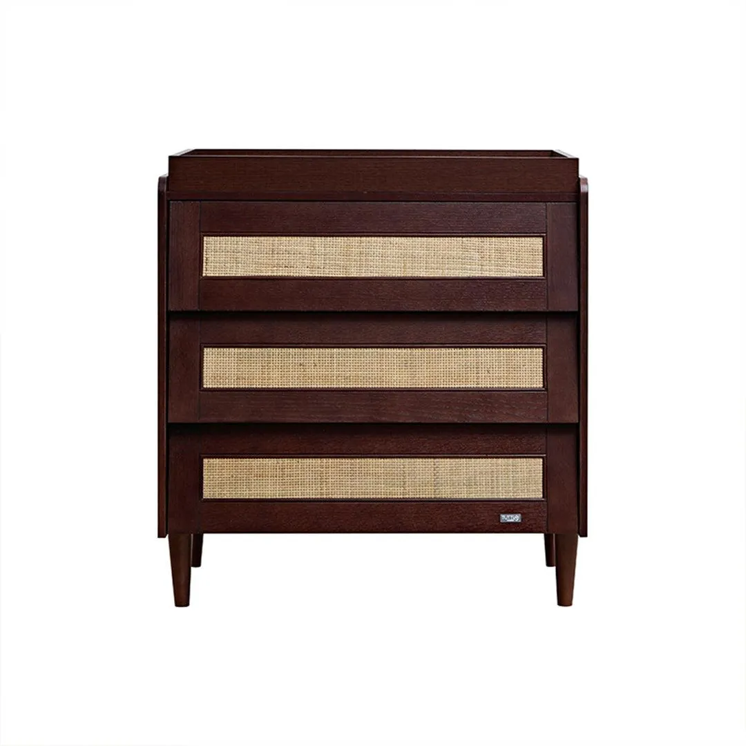 Tutti Bambini Japandi Chest Changer  - Warm Walnut