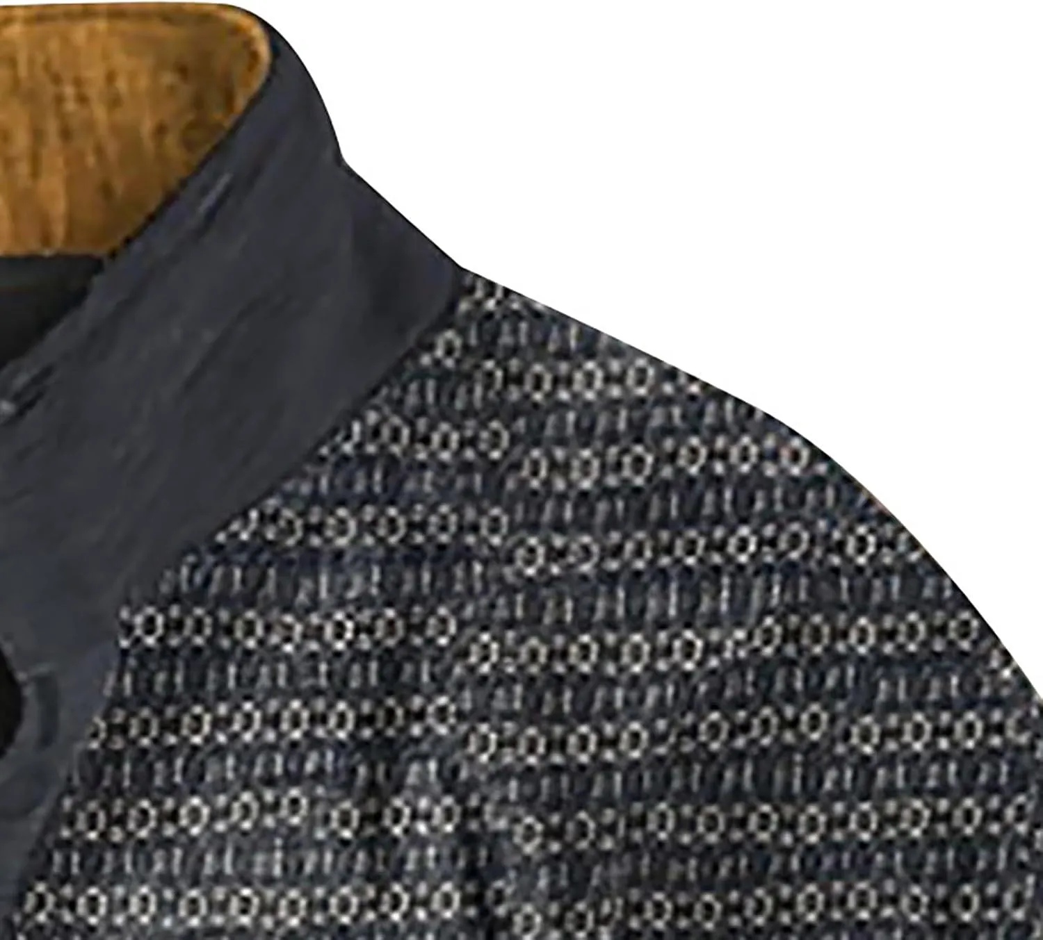 Ugly Christmas Sweatshirts for Men 1/4 Button Stand Collar Pullover Xmas Tree Printed Graphic Long Sleeve Polo Shirt