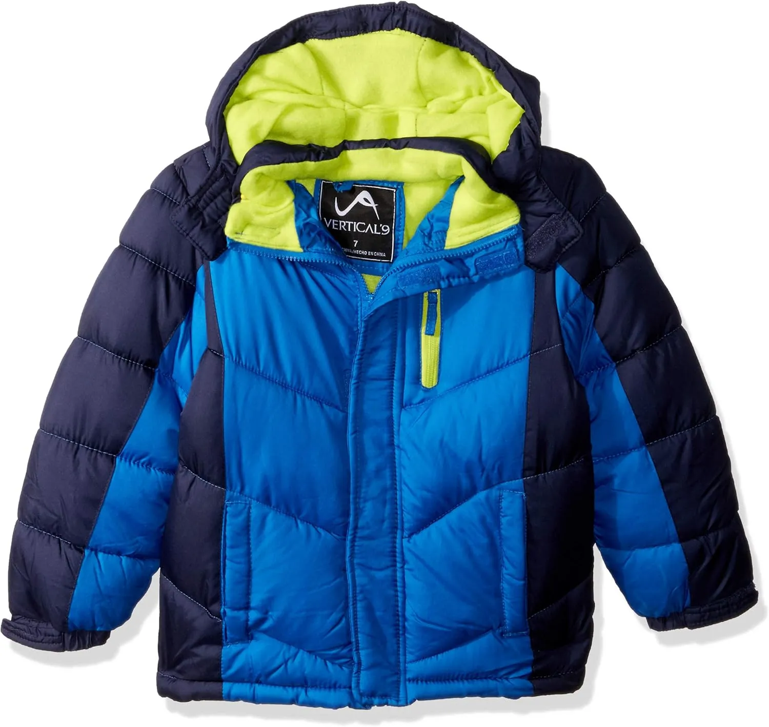 Vertical '9 boys Bubble Jacket With Zip Chest Pocket