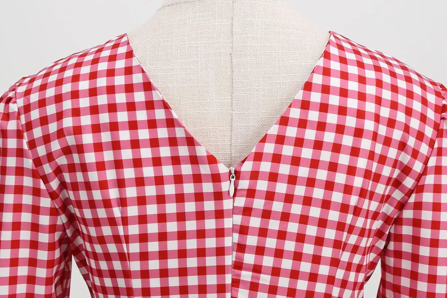 Vintage Dress for Women Semi-Formal 1950s Polka Dots V-Neck Swing A-Line Rockabilly Midi Dresses Garden Party Dresses