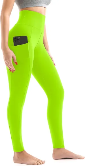 Walifrey Leggings with Pockets for Women, High Waisted Buttery Soft Womens Leggings for Gym Yoga Workout