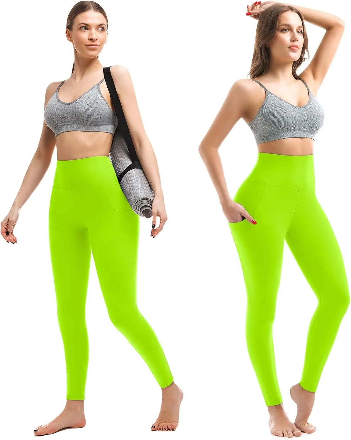Walifrey Leggings with Pockets for Women, High Waisted Buttery Soft Womens Leggings for Gym Yoga Workout