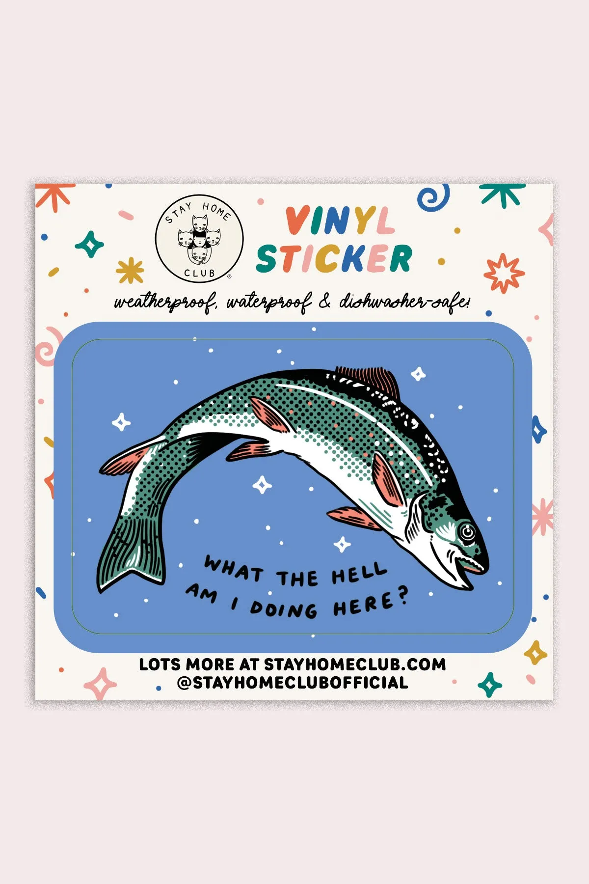 What The Hell Vinyl Sticker