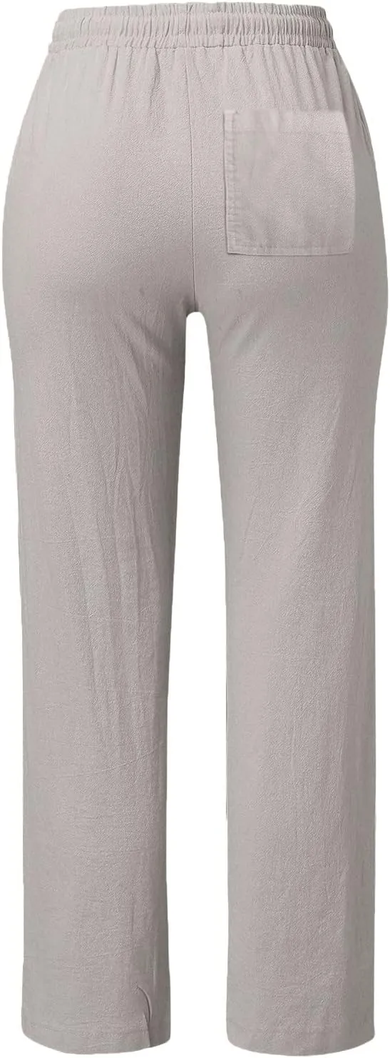 Wide Leg Sweatpants Winter Pretty Work Leggings with Pockets Barrel Pants Flare Leggings