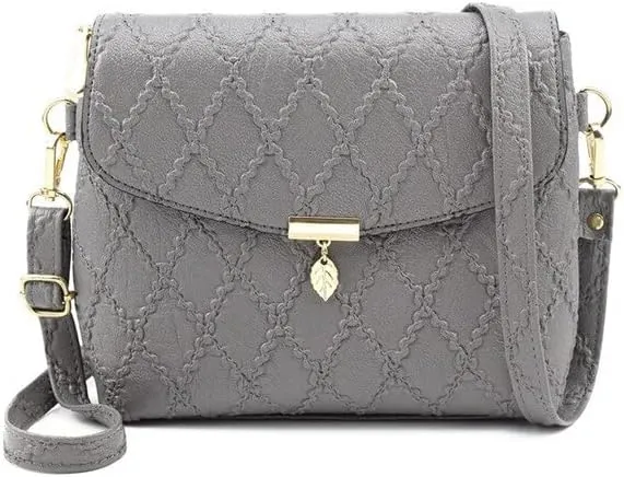 Women Handbags Shoulder Bags, Satchel Tote Bag, Fashion Women Soft Leather Crossbody Shoulder Bag Pouch Small Cute Female Handbags Purse (Color : Darkgray, Size : 21x16x6cm)