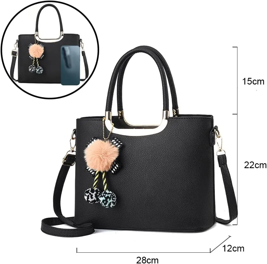 Women Handbags Top Handle Handbag Leather Purse Satchel Bag Medium Tote Bags Stylish Crossbody Shoulder Bag