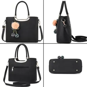 Women Handbags Top Handle Handbag Vegan Leather Purse Satchel Bag Medium Tote Bags Stylish Crossbody Shoulder Bag